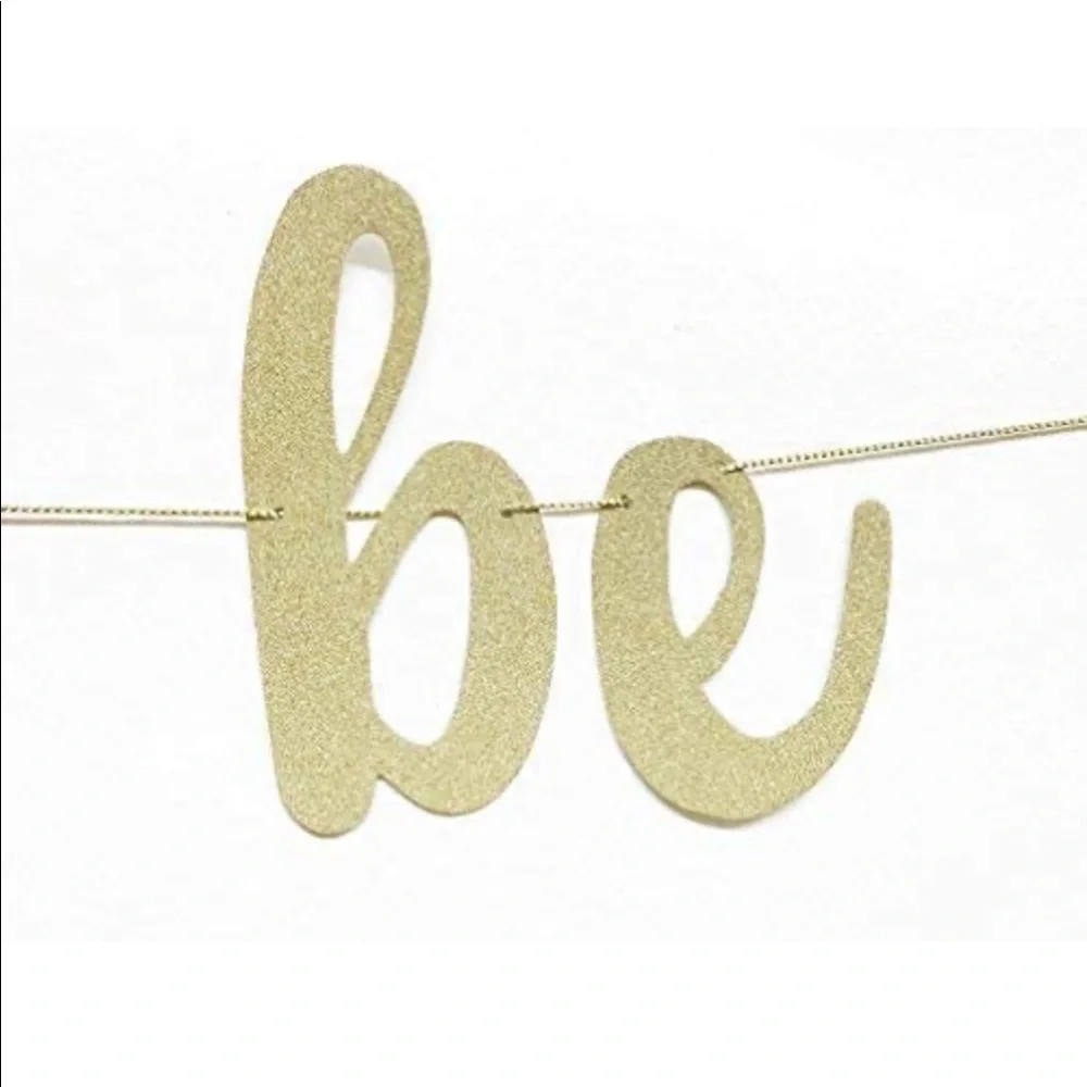 Bride to Be Gold Glitter Banner Diamond Ring Bachelorette Bridal Shower